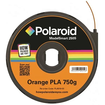 foto pla картридж для 3d-принтеру polaroid modelsmart 250s orange (3d-fl-pl-6019-00)