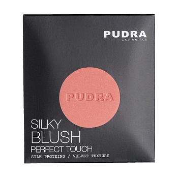 фото рум'яна для обличчя pudra cosmetics perfect touch silky blush 05, 5.5 г (змінний блок)