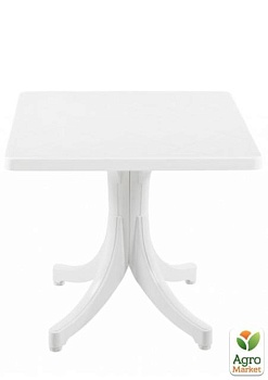 фото стіл квадратний papatya фаворит 80x80 білий (4660)