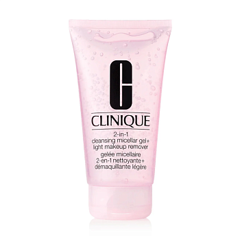 фото очищувальний міцелярний гель для обличчя clinique cleansing micellar gel + light makeup remover, 150 мл