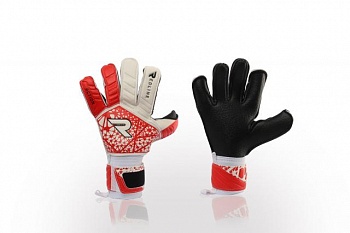 foto вратарские перчатки redline action rn 6 бело-красный с черным