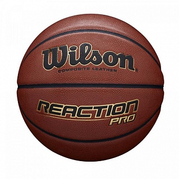 foto мяч баскетбольный wilson reaction pro 295 №7 коричневый wtb10137xb07