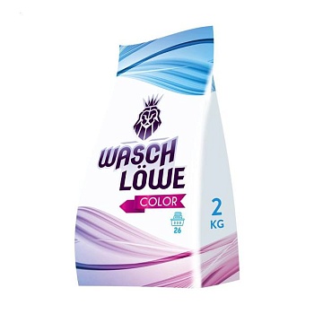 фото пральний порошок waschlowe color, 26 циклів прання, 2 кг