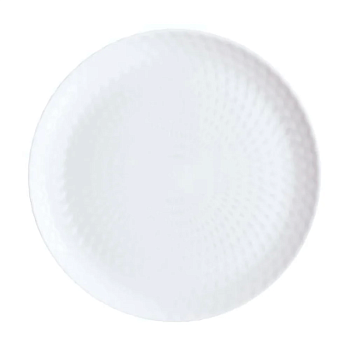 фото тарілка обідня luminarc pampille white, 25 см (q4655)