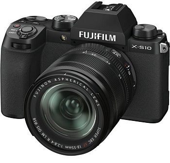 фото фотоаппарат fujifilm x-s10 + xf 18-55mm f2.8-4r black (16674308)