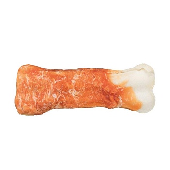 фото ласощі для собак trixie denta fun кістка для чищення зубів, з куркою, 11 см, 60 г