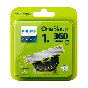 фото змінний картридж для гоління philips oneblade qp410/50 чоловічий