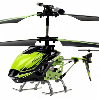 foto вертоліт на радіокеруванні 3-к wl toys s929 з автопілотом (зелений)