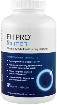 фото fairhaven health fh pro for men clinical grade fertility supplement 180 caps (fhh-00218)