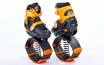 foto ботинки на пружинах фитнес джамперы kangoo jumps 901 39-42 оранжевый