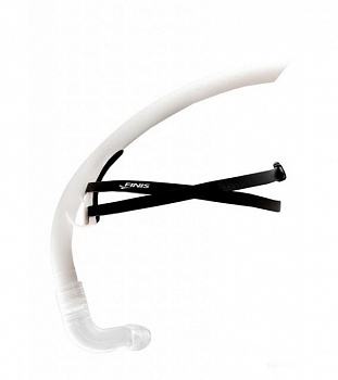 foto центральная трубка для плавания finis stability snorkel (white) 105021100