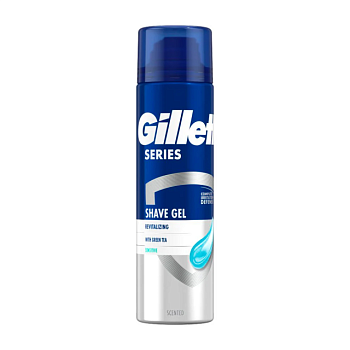 фото очищувальний гель для гоління gillette series чоловічий, 200 мл