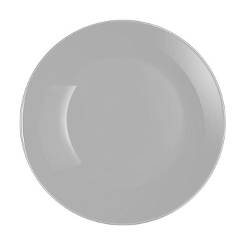 foto тарілка супова luminarc diwali сіра, 20 см (p0703)