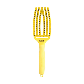 фото щітка для волосся olivia garden finger brush 90's party, lemonade, 1 шт