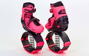 foto ботинки на пружинах фитнес джамперы kangoo jumps 901 39-42 розовый