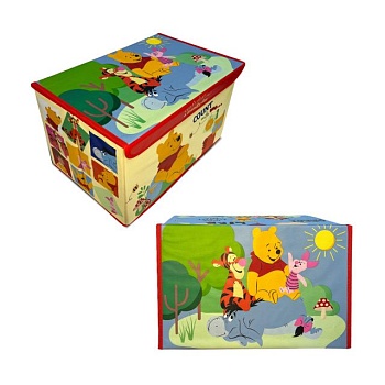 фото кошик-скринька для іграшок країна іграшок winnie the pooh, 38*25*25 см (d-3522)