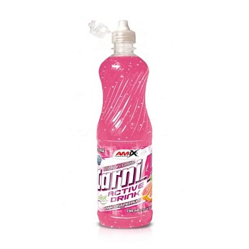 foto харчова добавка амінокислоти в рідині amix nutrition carni4 active drink рожевий грейпфрут, 700 мл