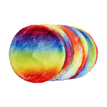 фото косметичні диски для зняття макіяжу багаторазового використання glov rainbow pads, 5 шт