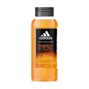 фото чоловічий гель для душу adidas energy kick shower gel, 250 мл