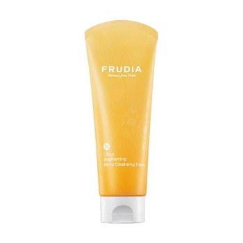 фото пінка для обличчя frudia citrus brightening micro cleansing foam для сяяння шкіри, з цитрусом, 145 мл