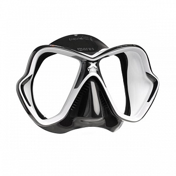 foto маска для дайвинга mares x-vision ultra (бело-чёрный)