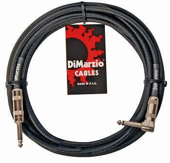 foto кабель dimarzio ep1718sr instrument cable 18ft (black)