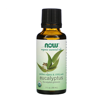 фото ефірна олія now foods organic essential oils 100% pure & certified organic eucalyptus евкаліпта, 30 мл