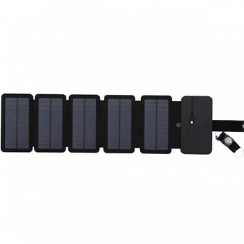 foto туристическая солнечная зарядка для телефона kernuap 10w, 5в/1а (100130)