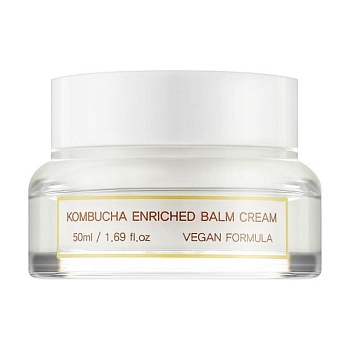 фото крем-бальзам для обличчя eyenlip enriched balm cream kombucha з екстрактом комбучі, 50 мл