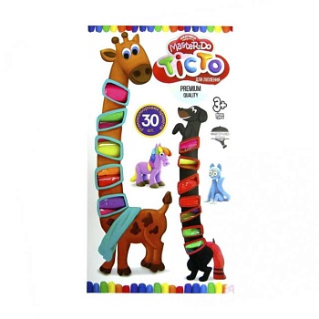 фото дитяче тісто для ліпки danko toys master-do 30 кольорів, від 3 років (tmd-19-01u)