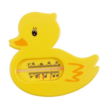 фото термометр для води lindo качечка, жовтий (рк 004)