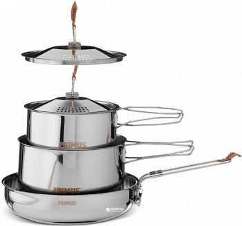 foto набор посуды primus campfire cookset s/s small (738002)