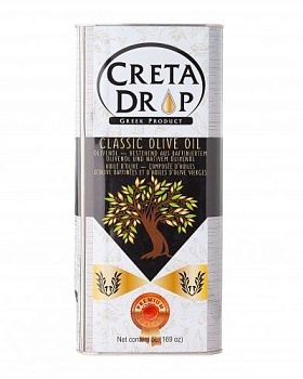 фото оливковое масло рафинированное greta drop classic 5л (wt4683)