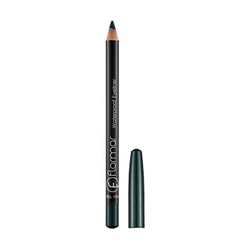 фото водостійкий олівець для очей flormar waterproof eyeliner 104 cobalt green, 1.14 г