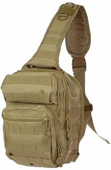 foto рюкзак тактический однолямочный mil-tec 10 литров койот (14059105)