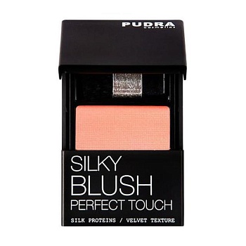 фото компактні рум'яна для обличчя pudra cosmetics perfect touch silky blush 04, 4.2 г
