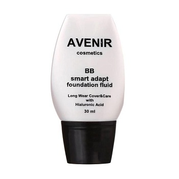 фото тональний bb-крем для обличчя avenir cosmetics smart adapt foundation fluid spf 20, angel, 30 мл