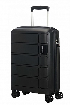 foto чемодан на колесиках american tourister ручная кладь 34 л черный 62g*09905