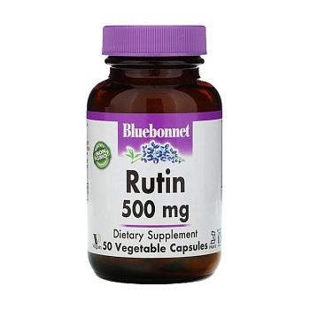 фото дієтична добавка в капсулах bluebonnet nutrition рутин 500 мг, 50 шт