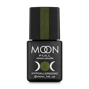 фото гель-лак moon full сolor hypoallergenic gel рolish 213 ніжно-оливковий, 8 мл