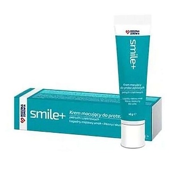 фото крем для зубних протезів silesian pharma smile+, 40 г