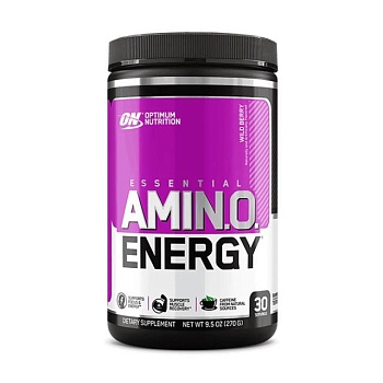 foto харчова добавка амінокислота в порошку optimum nutrition essential amino energy лісова ягода, 270 г