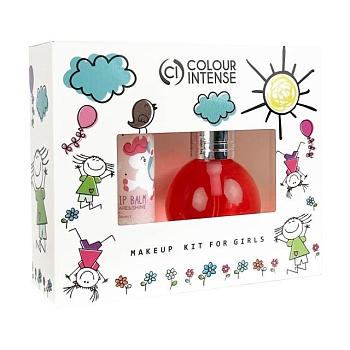 фото парфумований набір для дівчат colour intense makeup kit for girls 02 (туалетна вода, 16 мл + бальзам для губ, 5 г)