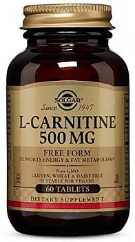 foto жиросжигатель solgar l-carnitine 60 таблеток (4384302793)