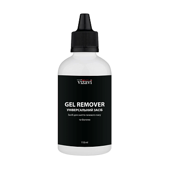 фото рідина для зняття гель-лаку vizavi professional gel remover, 118 мл