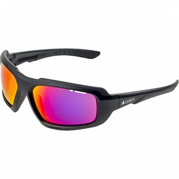 foto очки солнцезащитные с высоконтрастными линзами для велоспорта cairn trax high contrast 3 mat black cctrax-02