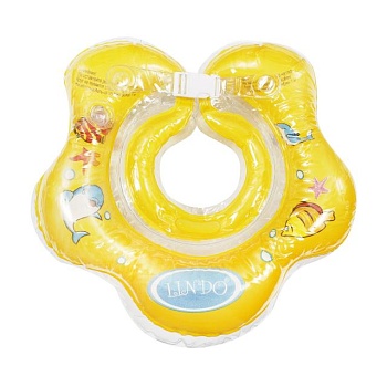 фото круг для купання немовлят lindo ln-1558 жовтий