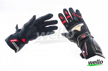 foto перчатки vemar (красно-черные, size l)