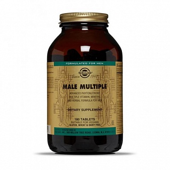 foto витамины для мужчин solgar male multiple (180 tabs)