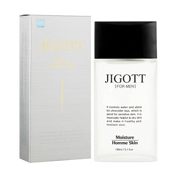 фото чоловічий лосьйон для обличчя jigott moisture homme lotion, 150 мл